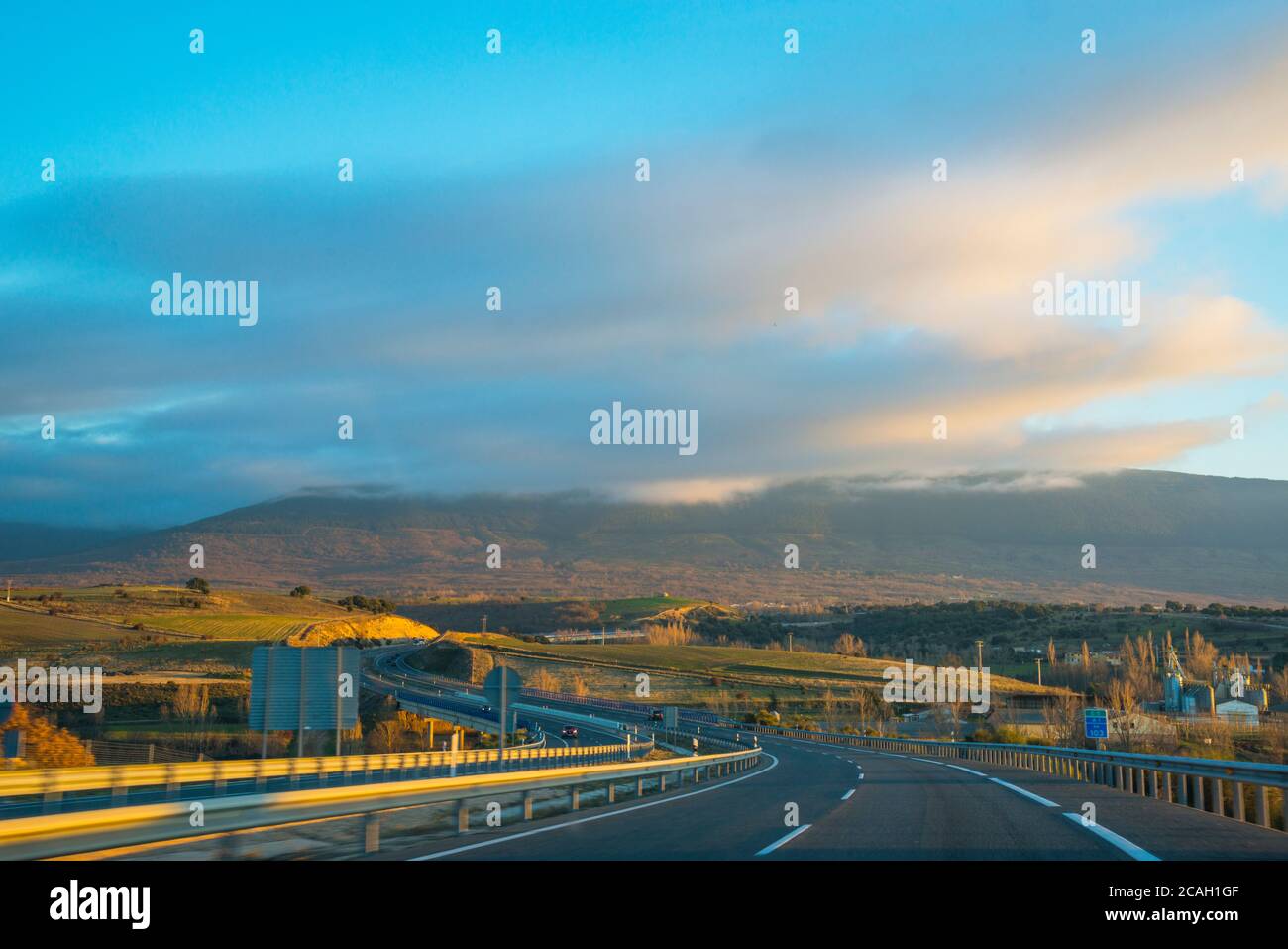 A1 road castilla leon hi-res stock photography and images - Alamy