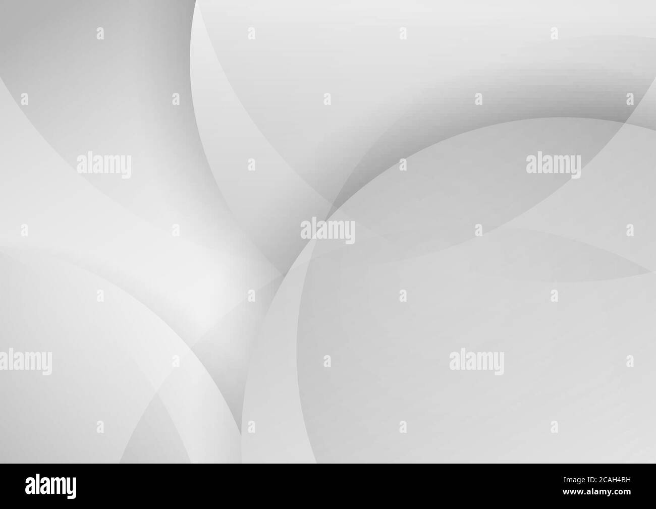 Abstract white and gray circles layer overlapping background. Vector illustration Stock Vector