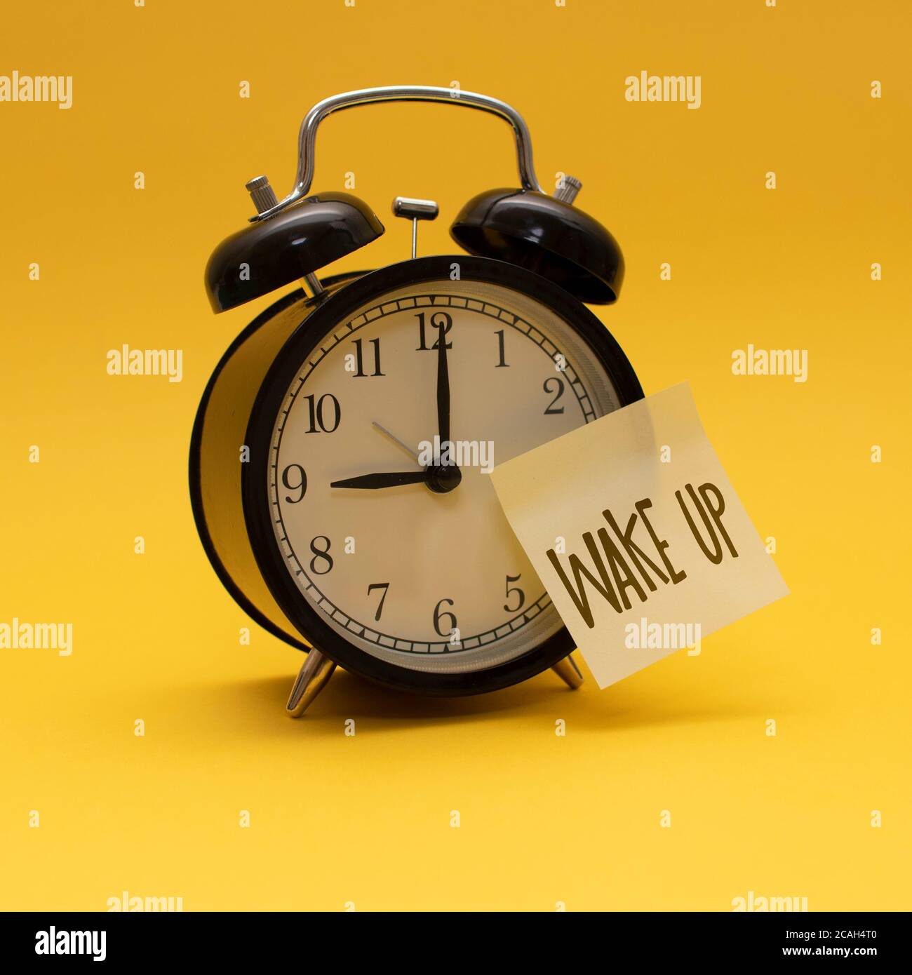 Time to wake up 9:00 Stock Photo