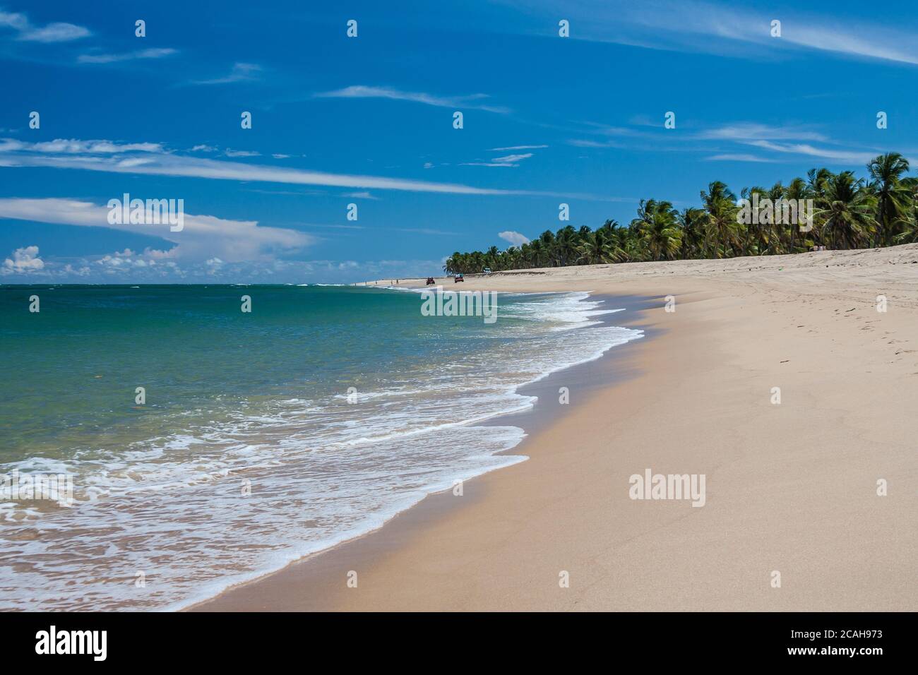 Gunga Beach - Alagoas - Maceio - Brazil Stock Photo