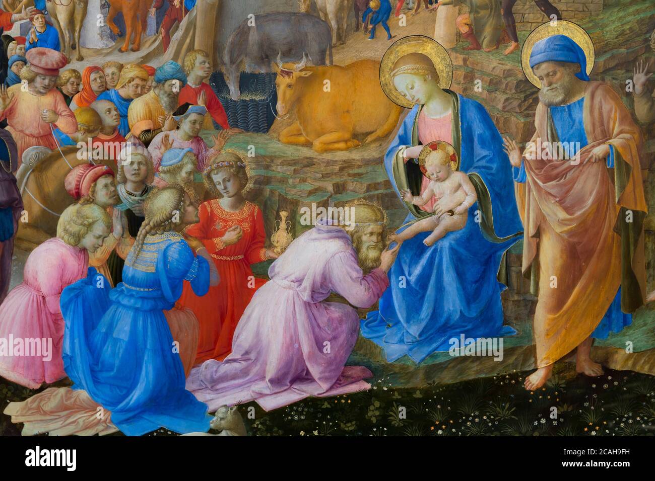 Italian Painter Adoration Of The Magi High Resolution Stock Photography ...