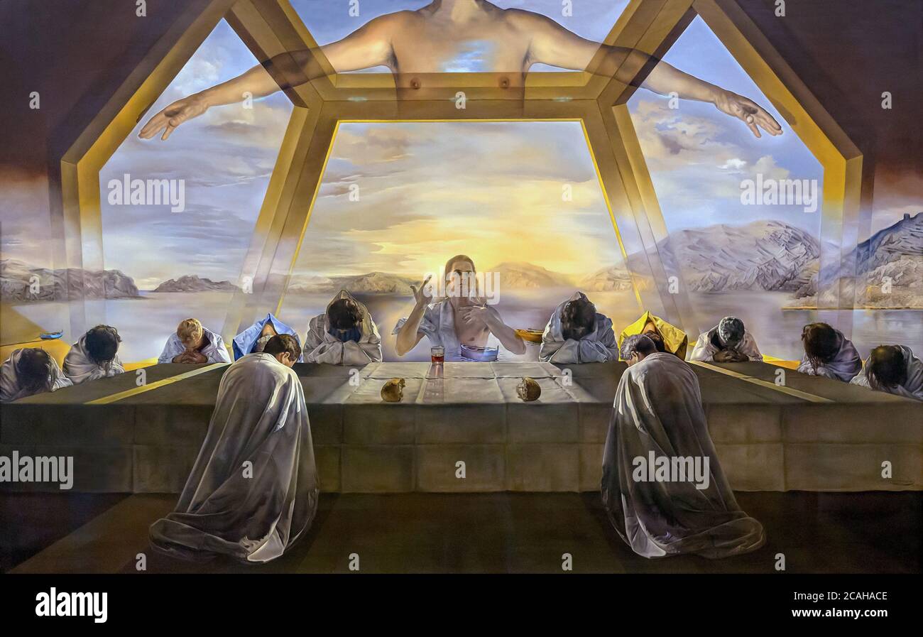 The Sacrament of the Last Supper, Salvador Dali, 1955, National Gallery of Art, Washington DC, USA, North America Stock Photo