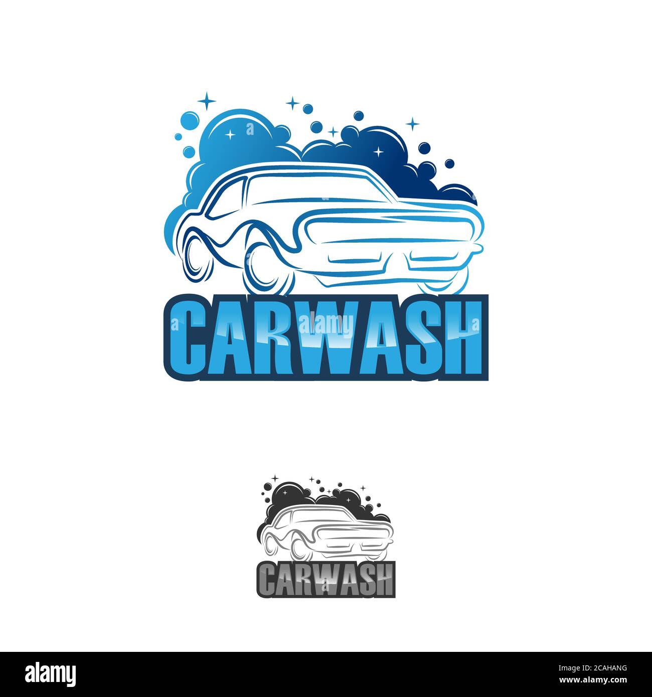 Car wash logo hi-res stock photography and images - Alamy