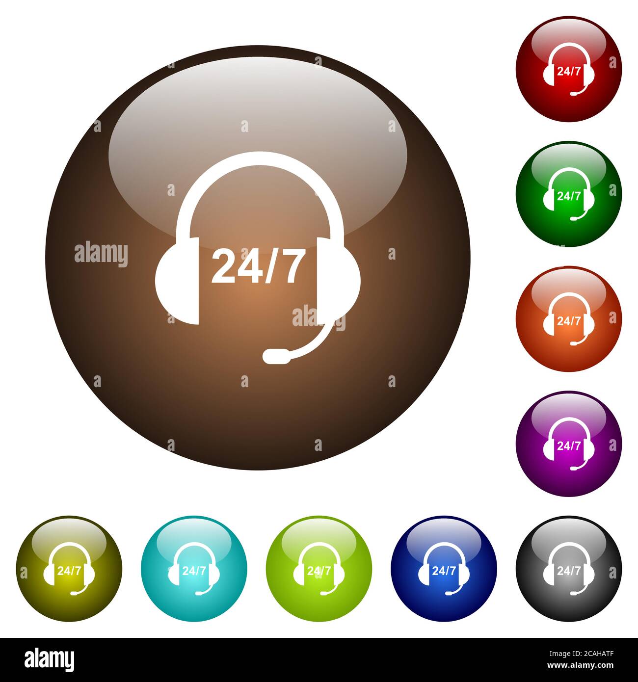 24 hour call center symbols hi-res stock photography and images - Alamy
