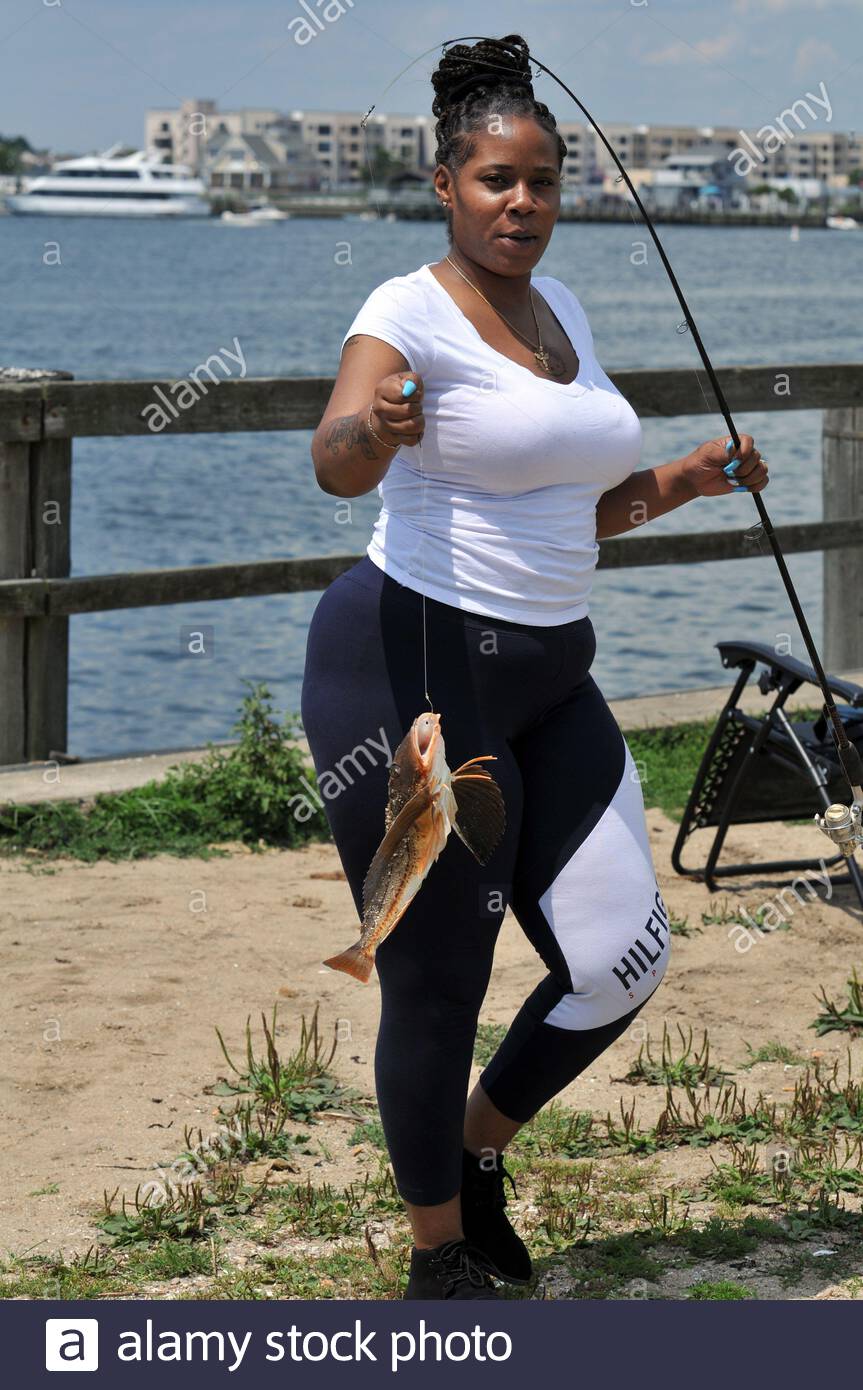 Fishing One Black Girl