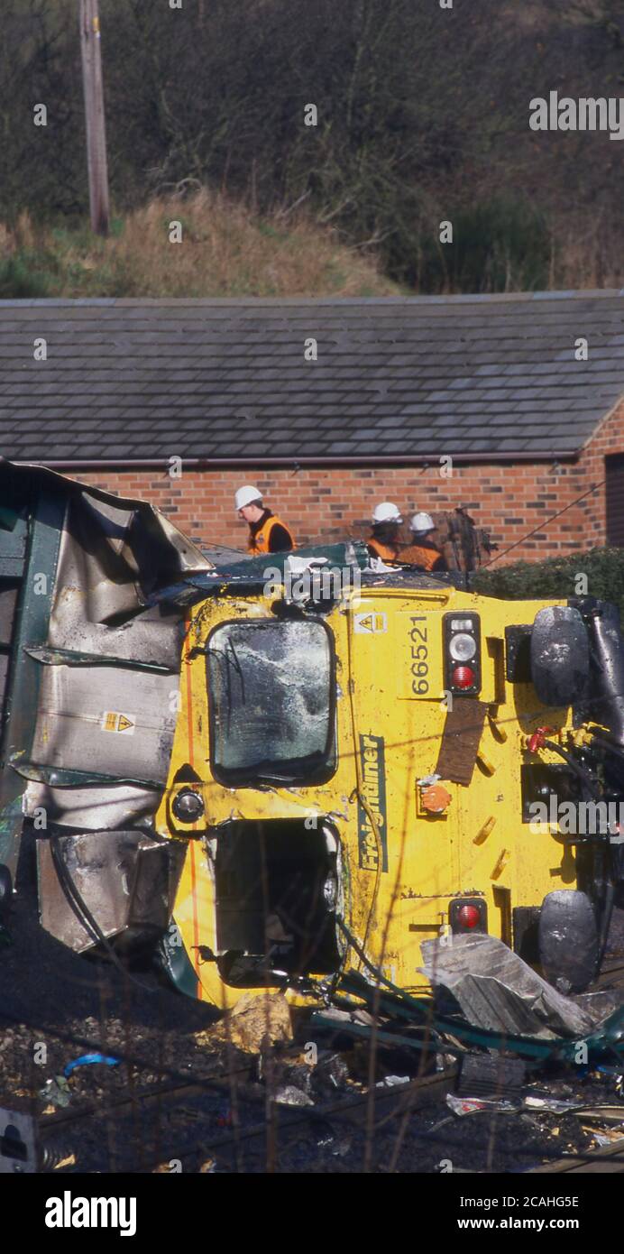 Wreckage At The Scene Of The Great Heck Rail Crash At Selby On 28th ...