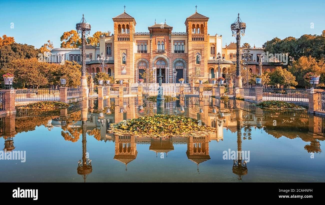 Museum of Popular Arts and Traditions in Seville, Andalusia, Spain Stock Photo