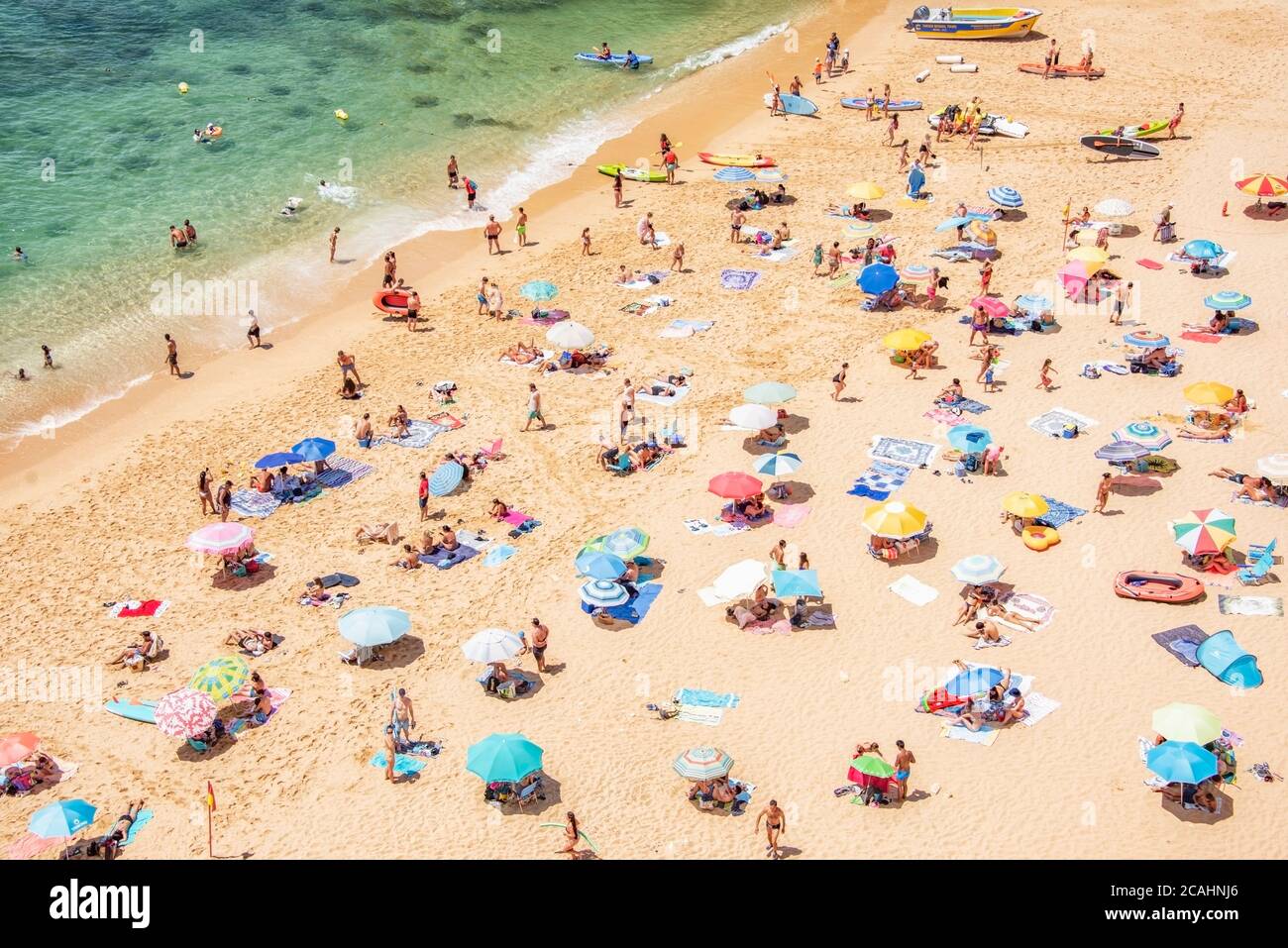 Benagil beach on the Atlantic coast, Algarve, in Portugal. Stock Photo