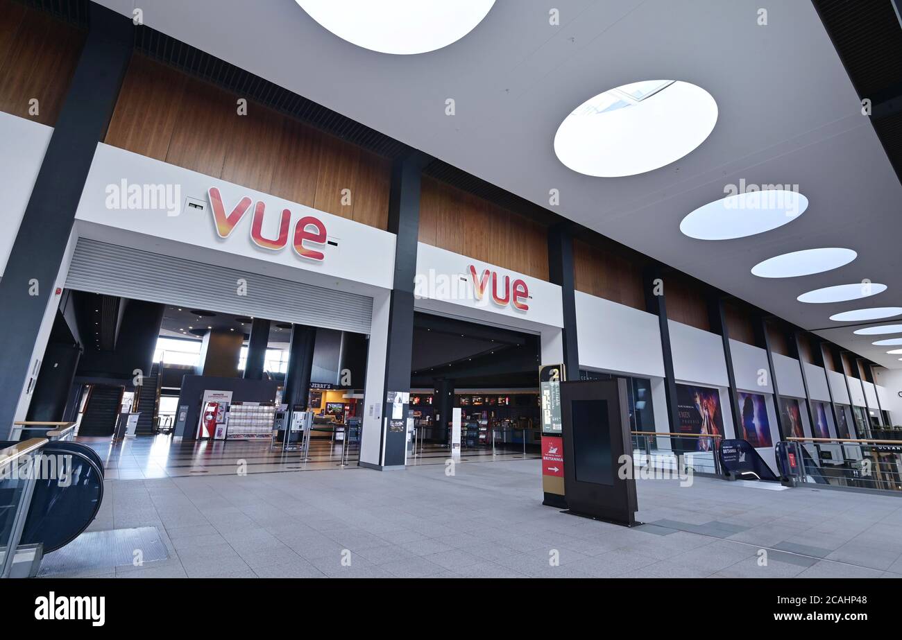 Vue Cinema Edinburgh Ocean in Ocean Terminal Shopping Centre, Leith  Edinburgh Stock Photo
