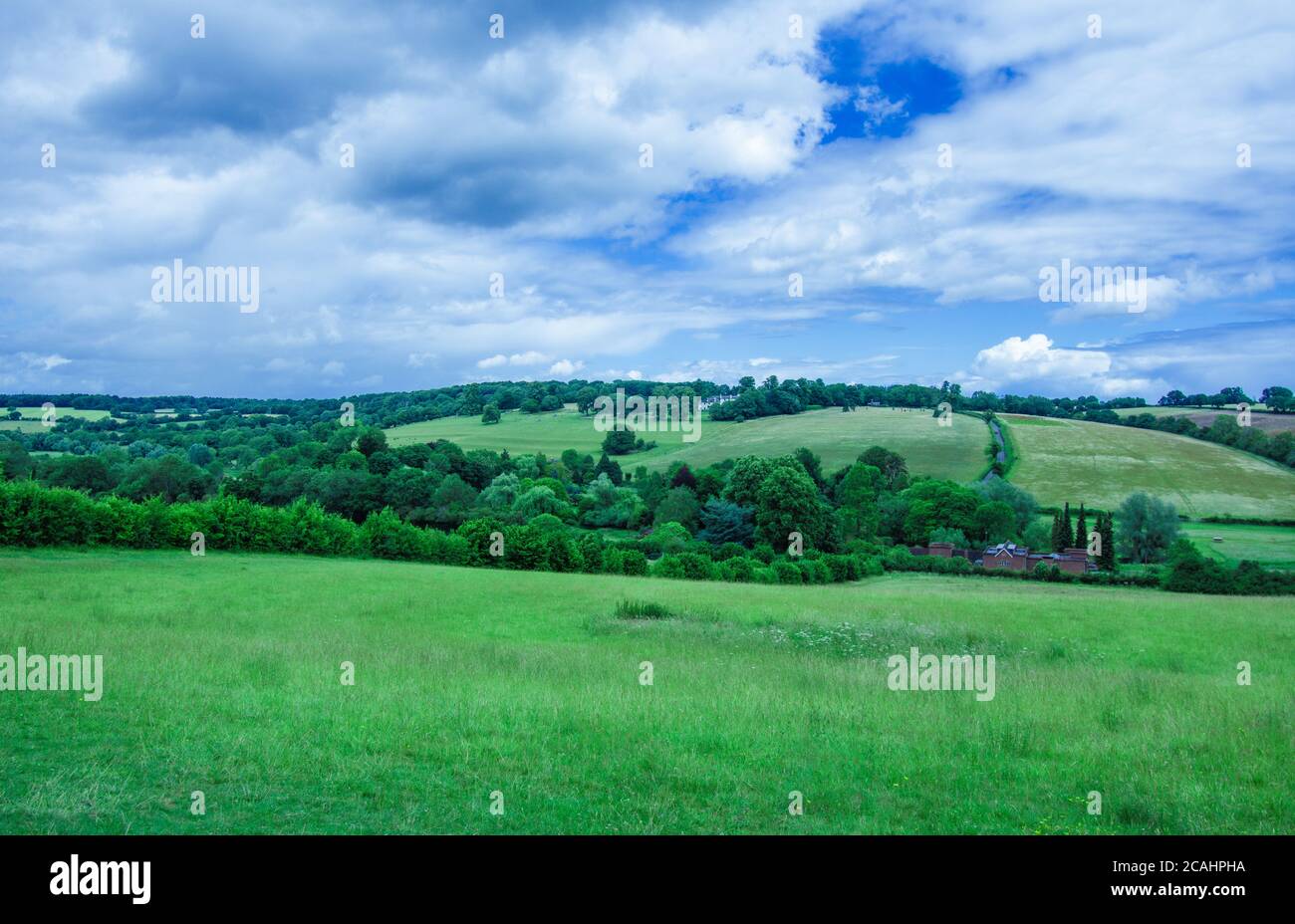 Surrey Hills Stock Photo