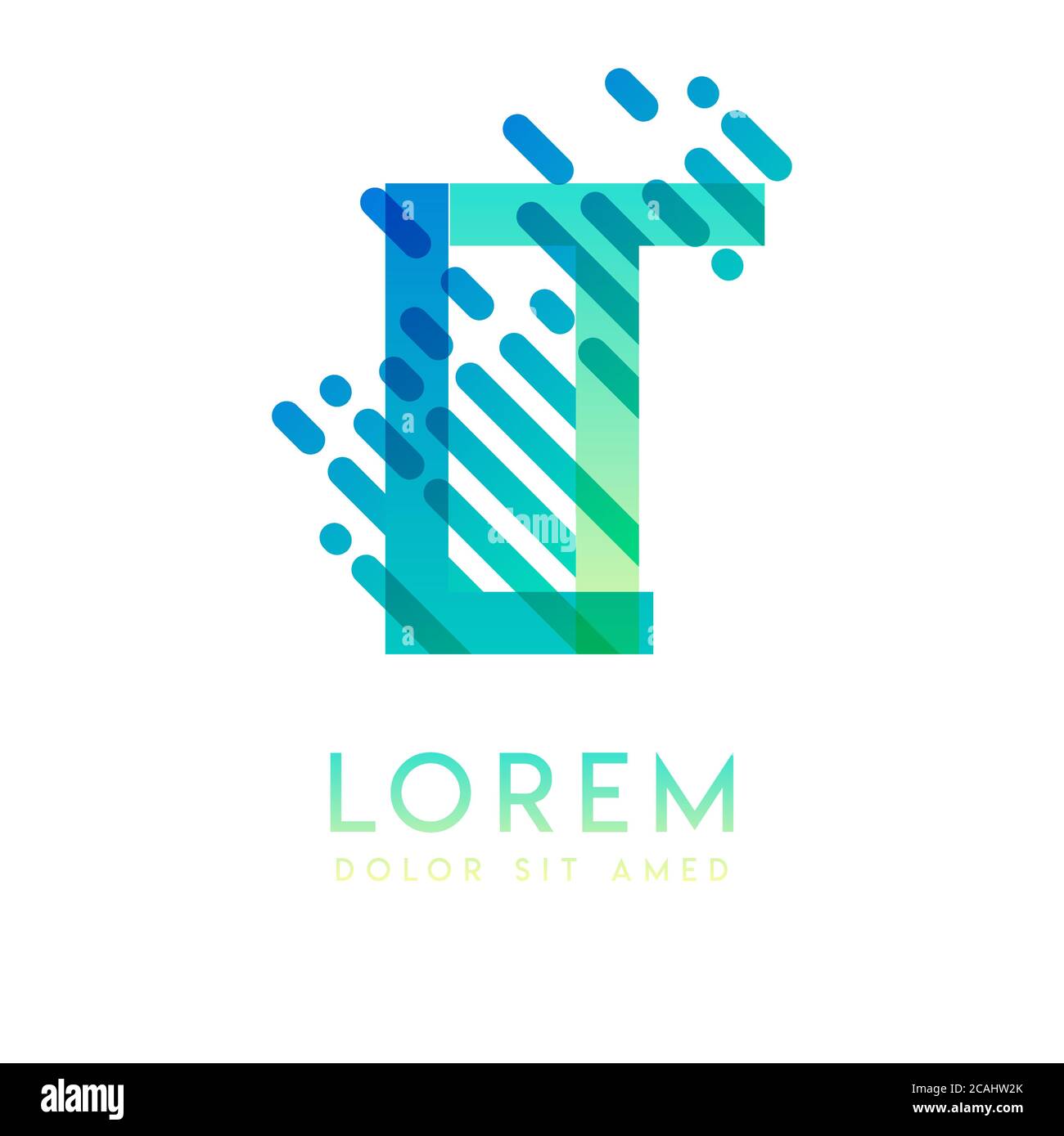LT logo with the theme of galaxy speed and style that is suitable for creative and business industries. TL Letter Logo design for all webpage media an Stock Vector