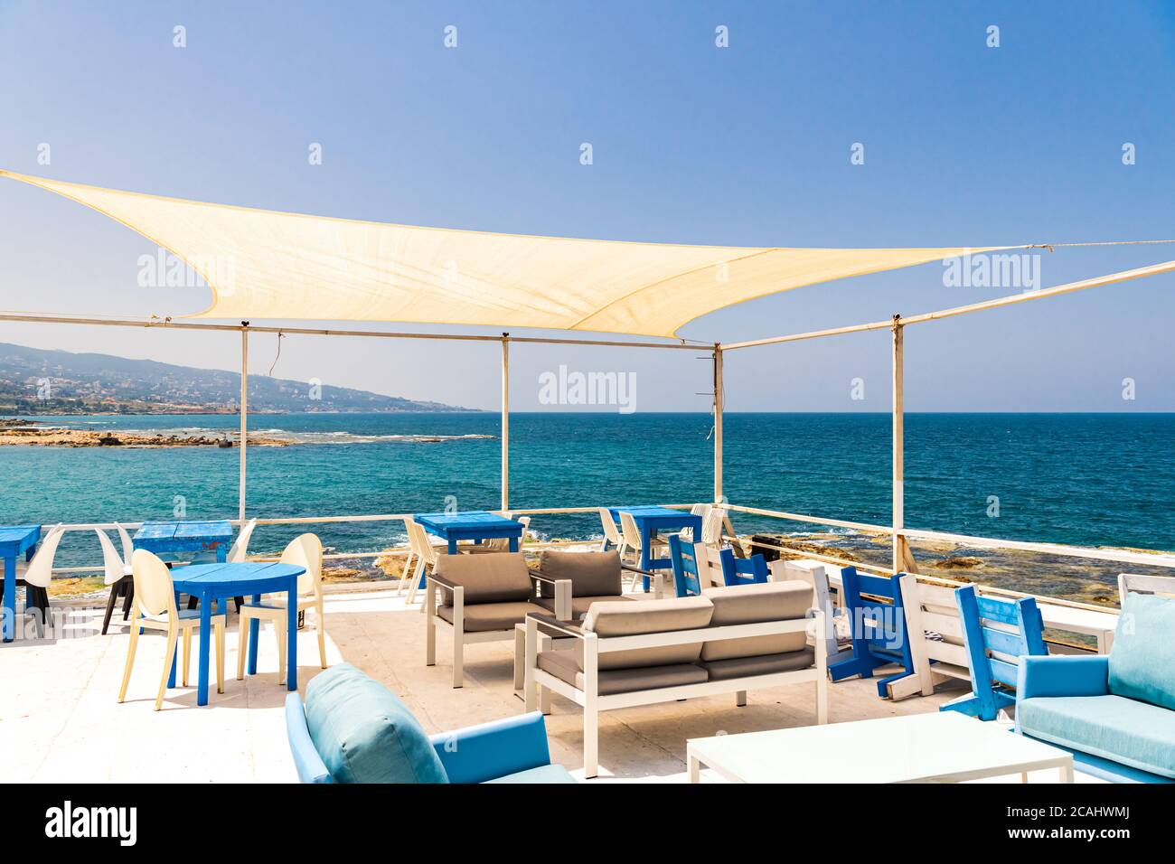 BATROUN, LEBANON Jun 02, 2019 The rooftop at Chez Maguy, the famous