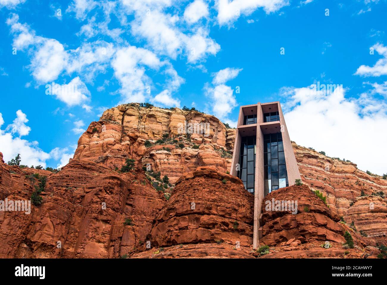 Holy cross chapel sedona Stock Photo - Alamy