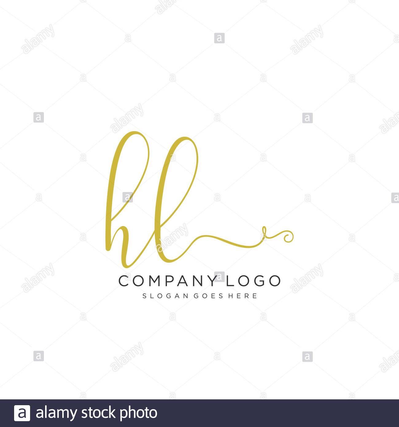 Letter Hl Logo High Resolution Stock Photography and Images - Alamy