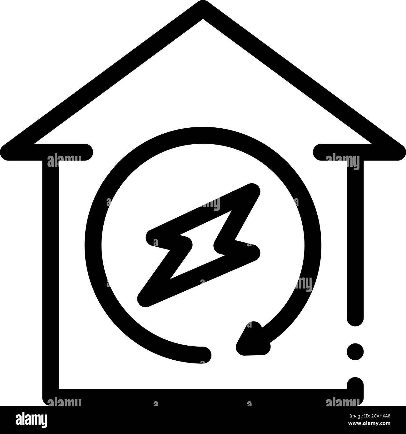 smart city wifi cloud icon vector outline illustration Stock Vector ...