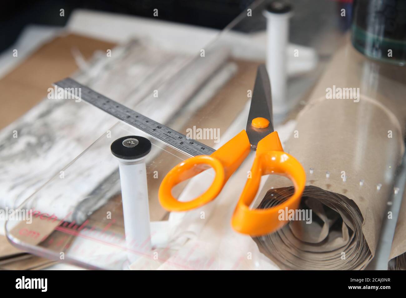 Tools of the trade for a dressmaker and tailor at Bellalocus, Beaulieu