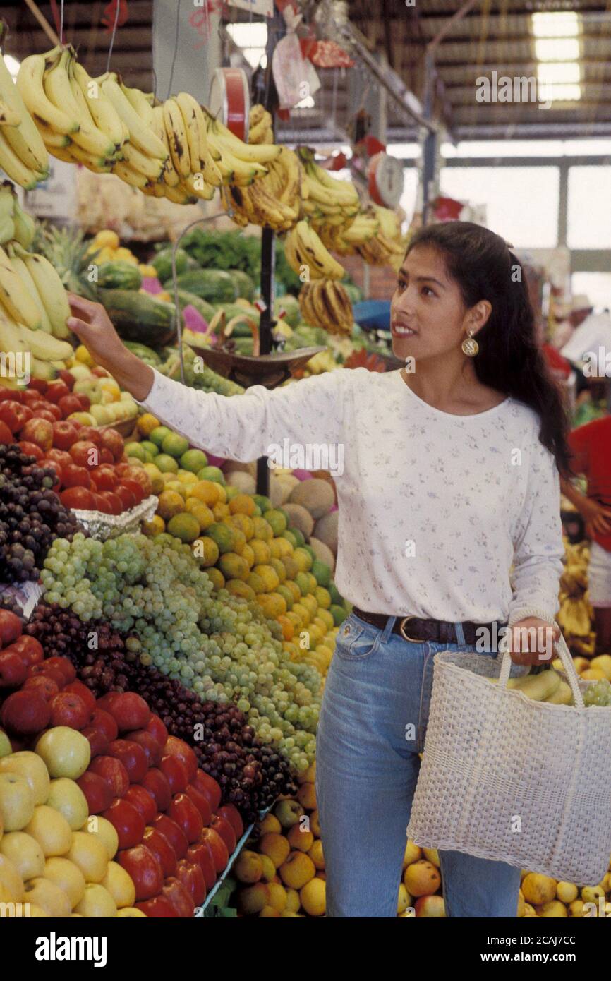 San Miguel del Allende, Mexico: Young Hispanic middle-class woman ...