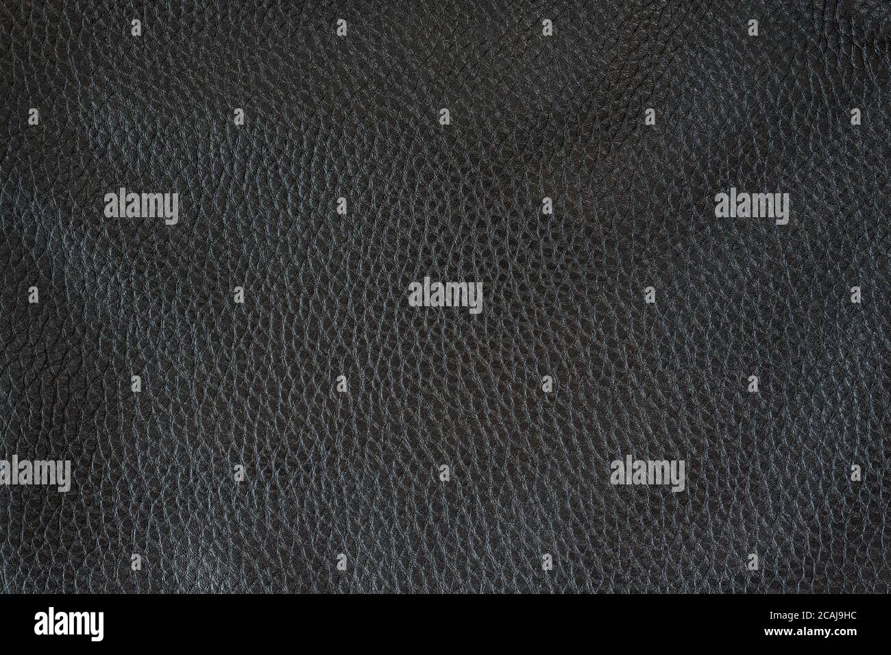 Smooth seamless texture Leather. Black color. Close up Stock Photo