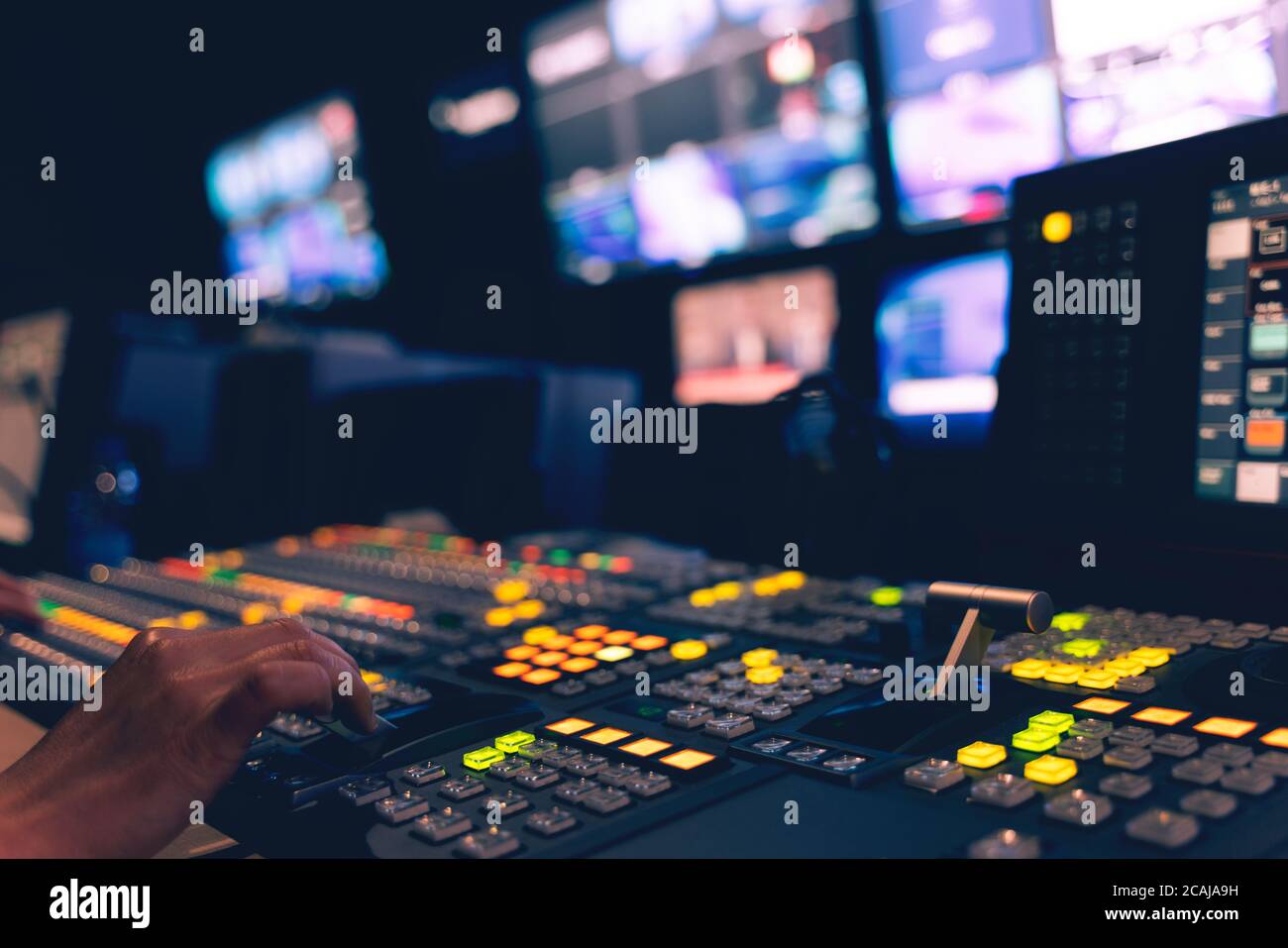 Live broadcast mixer hi-res stock photography and images - Alamy
