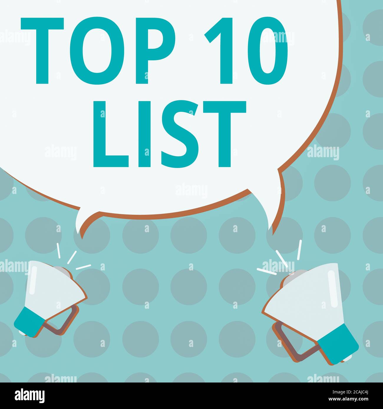 Top 10 Examples Conceptual hand writing showing Top 10 List. Concept meaning the ten ...