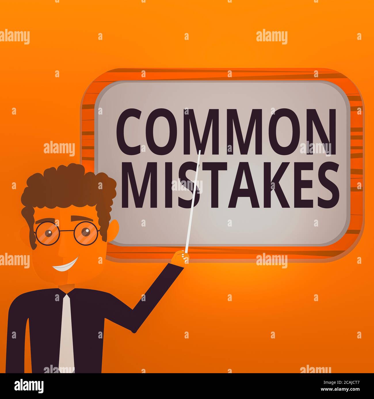Catching Mistakes Handwriting text writing Common Mistakes. Conceptual photo actions that ...