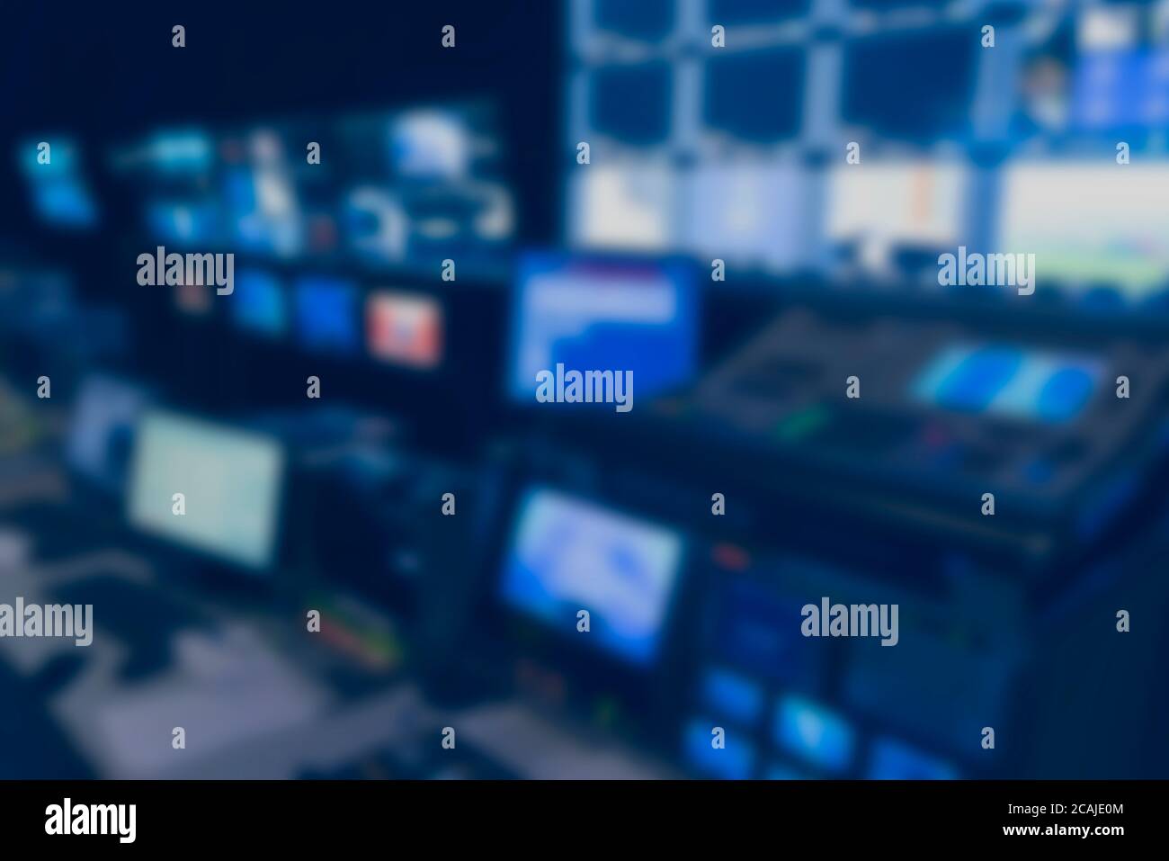 Blur image video switch of Television Broadcast, working with video and