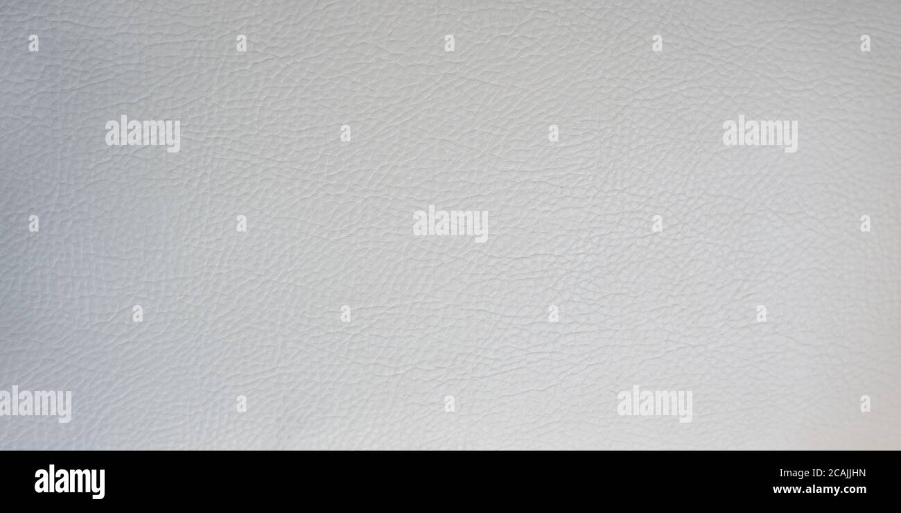Light gray leather smooth surface. Backgrounds and textures. Stock Photo