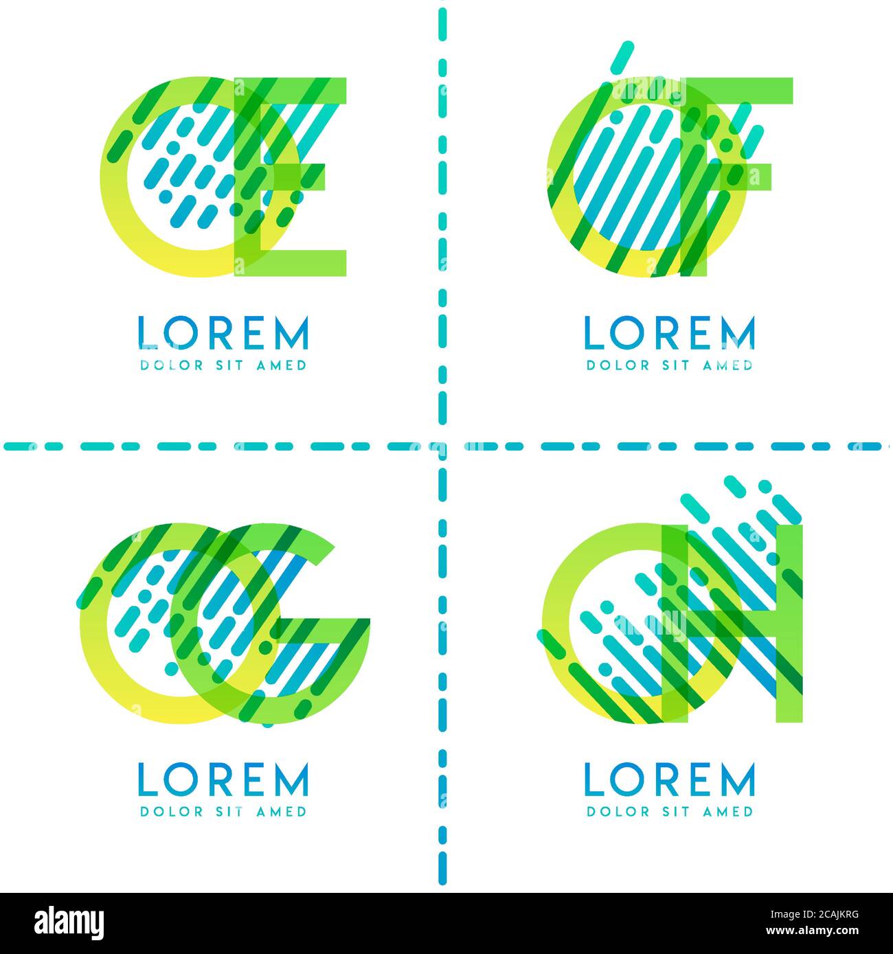 colorful alphabet bold logo for promotion, marketing and advertising