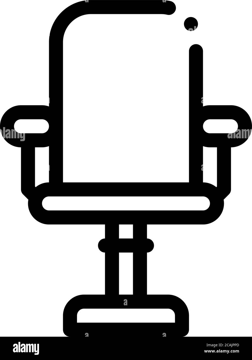 office chair icon vector outline illustration Stock Vector Image & Art ...