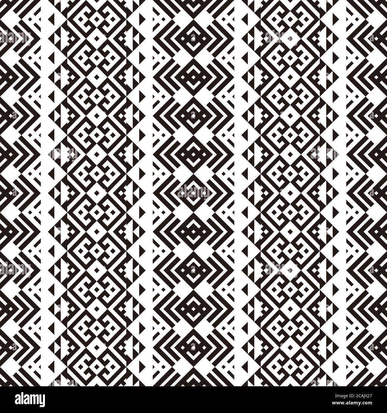 Seamless ethnic pattern texture design vector Stock Photo - Alamy
