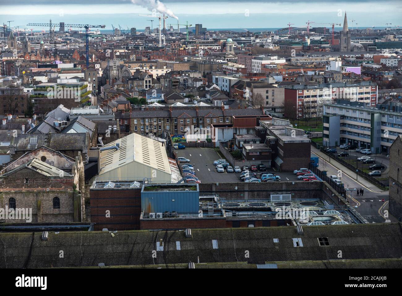 Overview roof construction hi-res stock photography and images - Alamy
