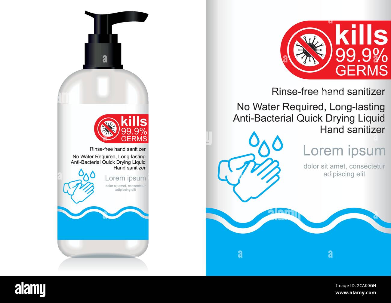 Antiseptic. Hand Sanitizer. Sanitizer icon. Anti bacterial and virus