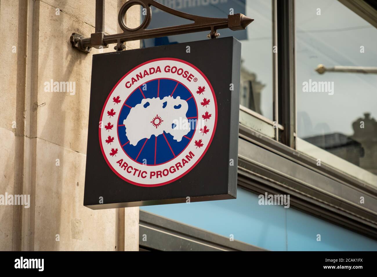 London- Canada Goose retail store signage in London's West End Stock Photo  - Alamy