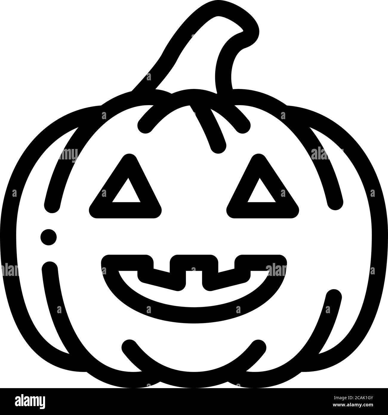 halloween pumpkin icon vector outline illustration Stock Vector Image & Art  - Alamy