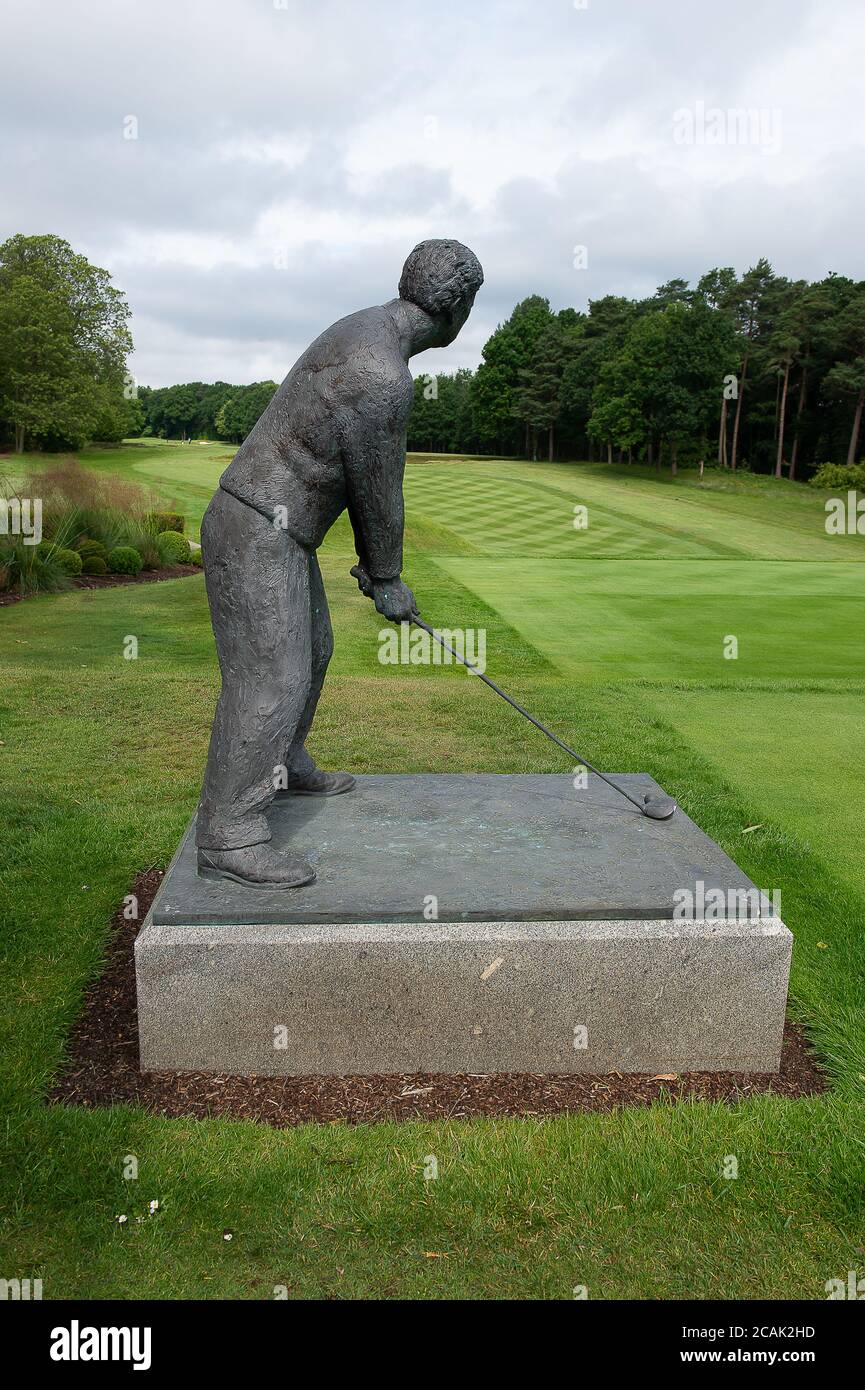 Virginia Water, Surrey, UK.  12th June, 2019. The Club House at Wentworth Golf Club. Credit: Maureen McLean/Alamy Stock Photo