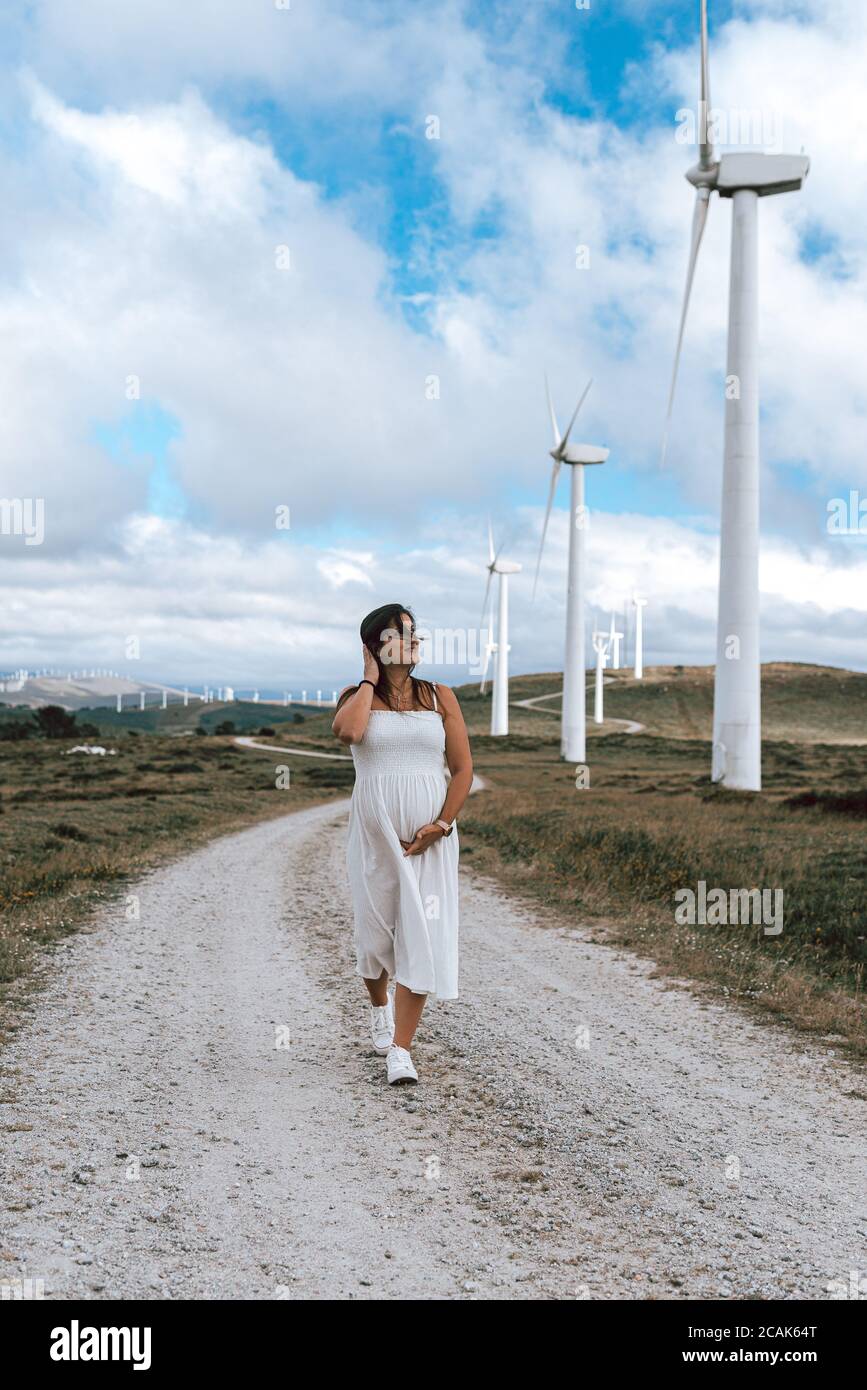Woman power walking one hi-res stock photography and images - Alamy