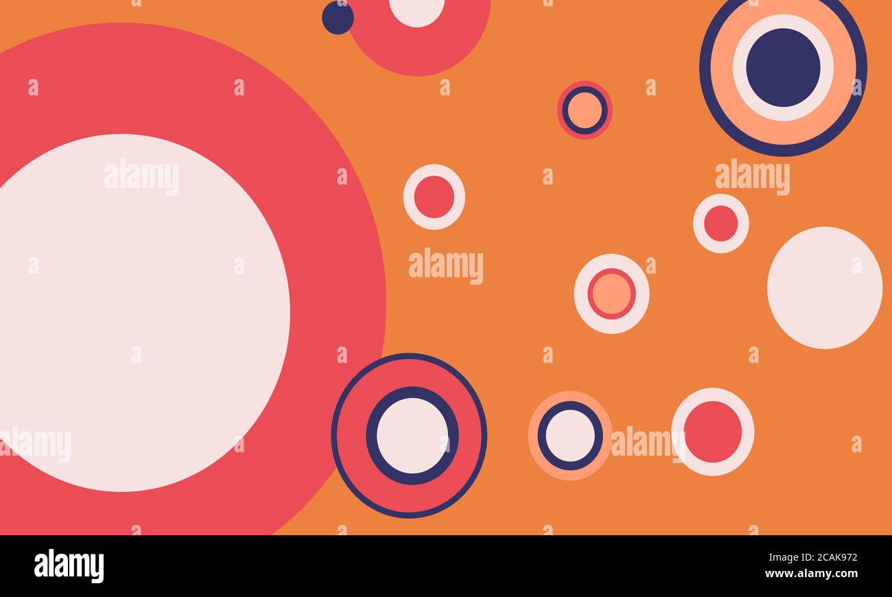 vector illustration of an abstract background with circles Stock Vector ...