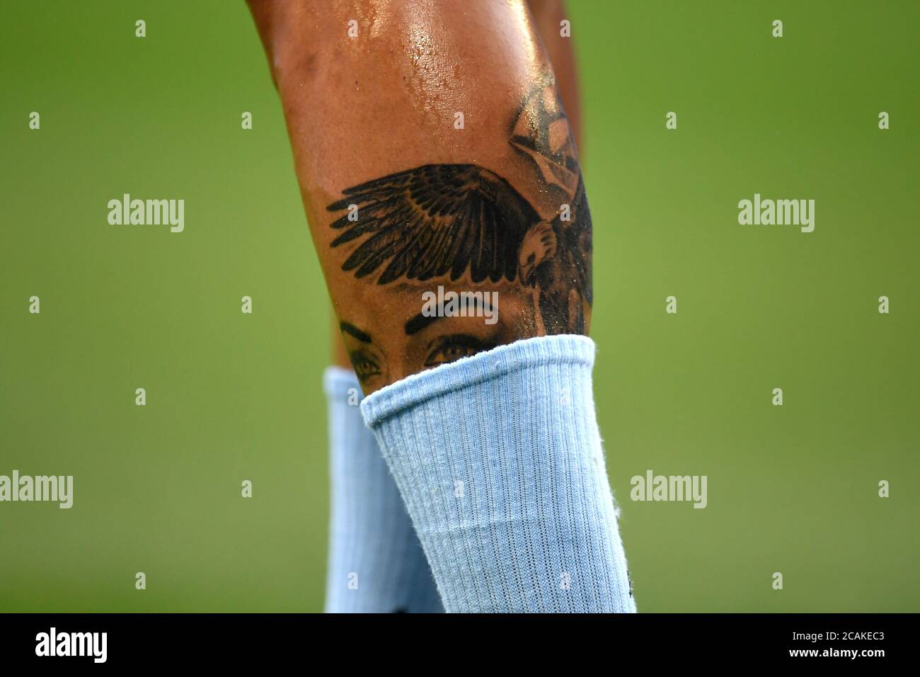 Close up manchester citys kyle walker tattoo on hi-res stock photography  and images - Alamy