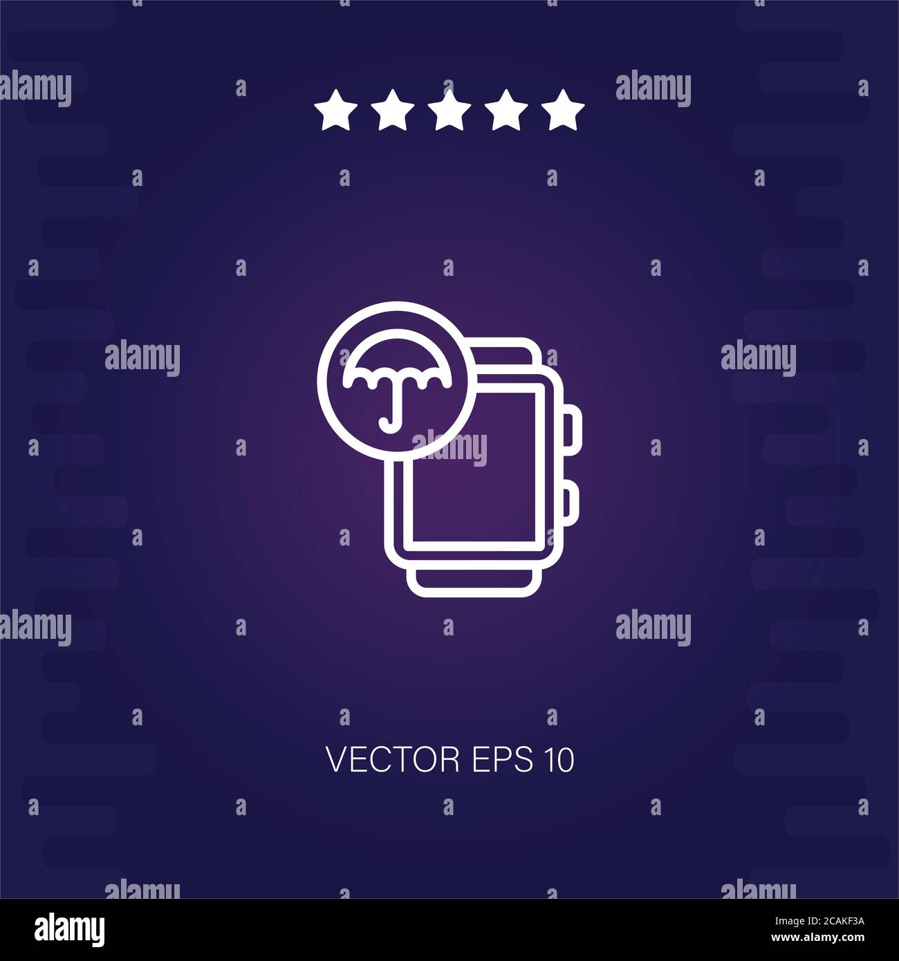 smartwatch vector icon modern illustration Stock Vector