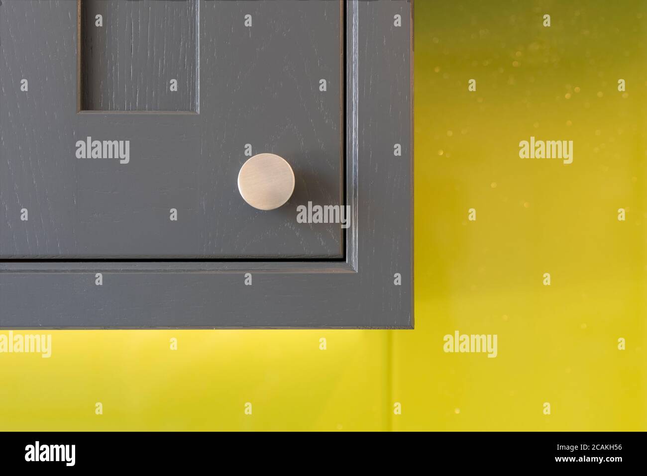 Modern kitchen cupboard wall unit Stock Photo Alamy