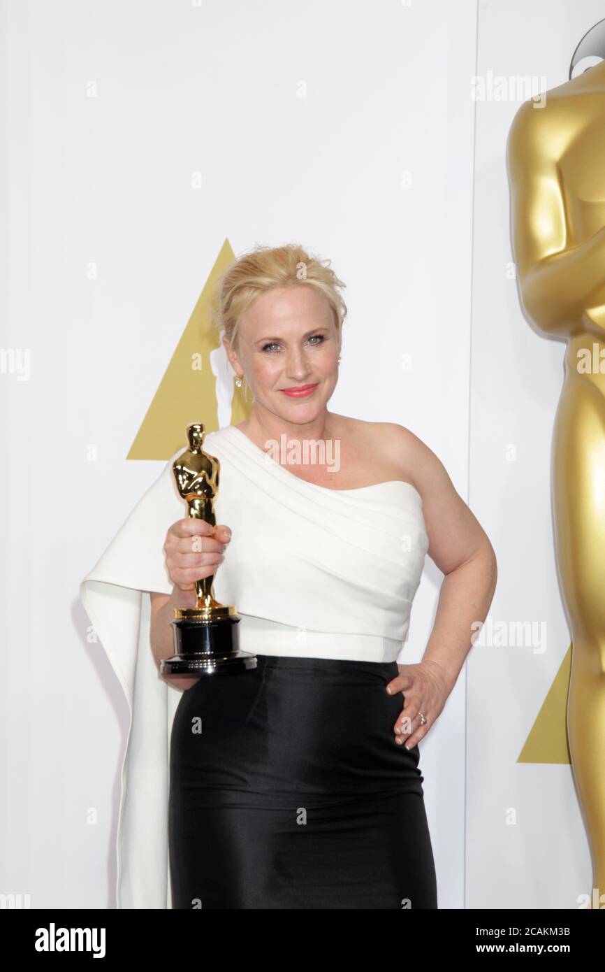 Patricia arquette award best supporting actress boyhood hi-res stock ...