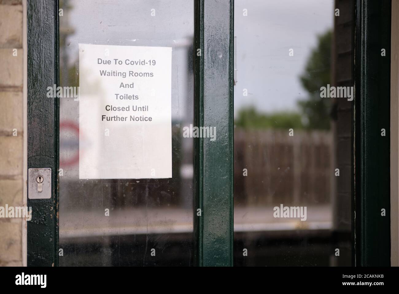 Waiting rooms and toilets are closed until further notice due to COVID19 pandemic on London