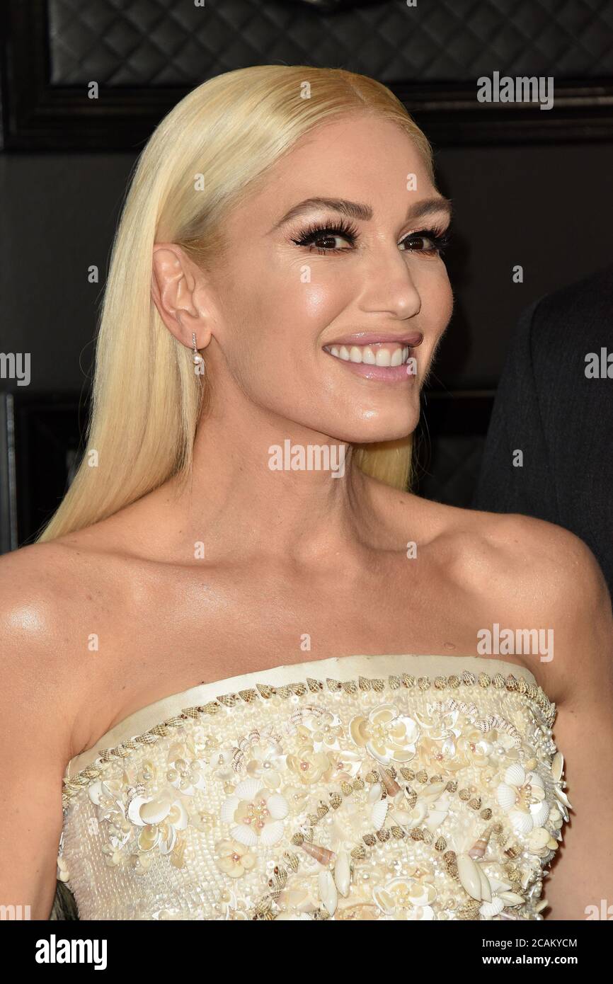 LOS ANGELES - JAN 26: Gwen Stefani at the 62nd Grammy Awards at the Staples  Center on January 26, 2020 in Los Angeles, CA Stock Photo - Alamy