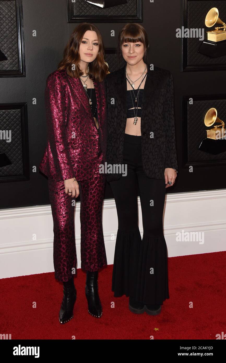 LOS ANGELES JAN 26 Larkin Poe at the 62nd Grammy Awards at the