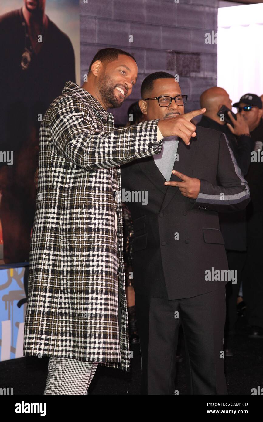 LOS ANGELES - JAN 14: Will Smith, Martin Lawrence at the "Bad Boys for