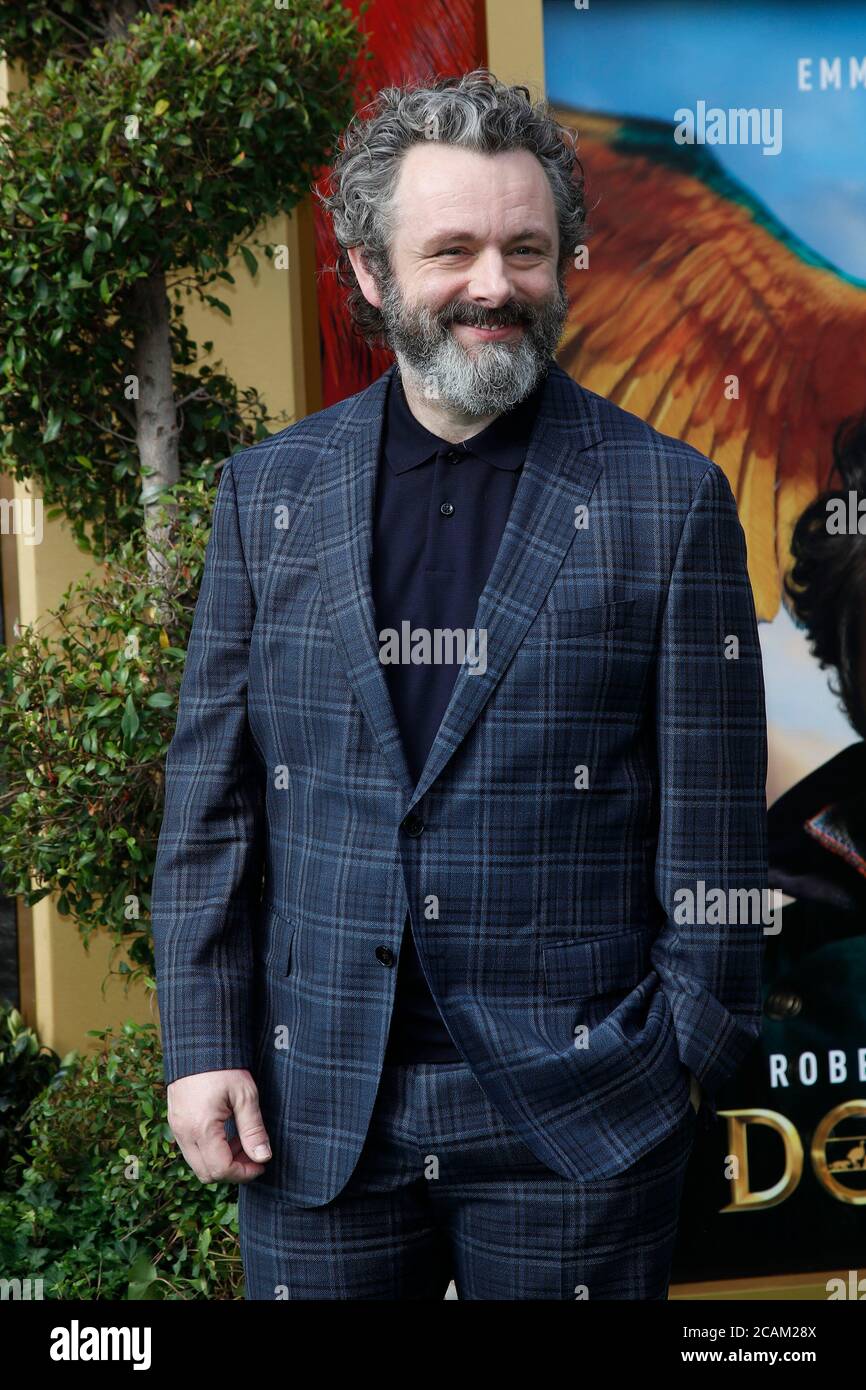 LOS ANGELES - JAN 11:  Michael Sheen at the 'Dolittle' Premiere at the Village Theater on January 11, 2020 in Westwood, CA Stock Photo