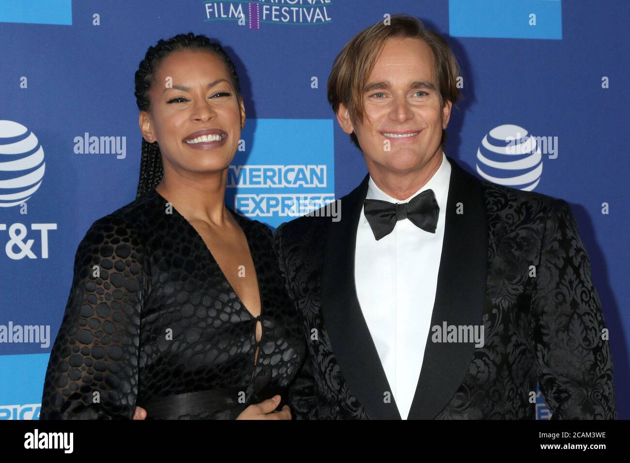 PALM SPRINGS - JAN 2: Kearran Giovanni and Phillip Keene at the 2020