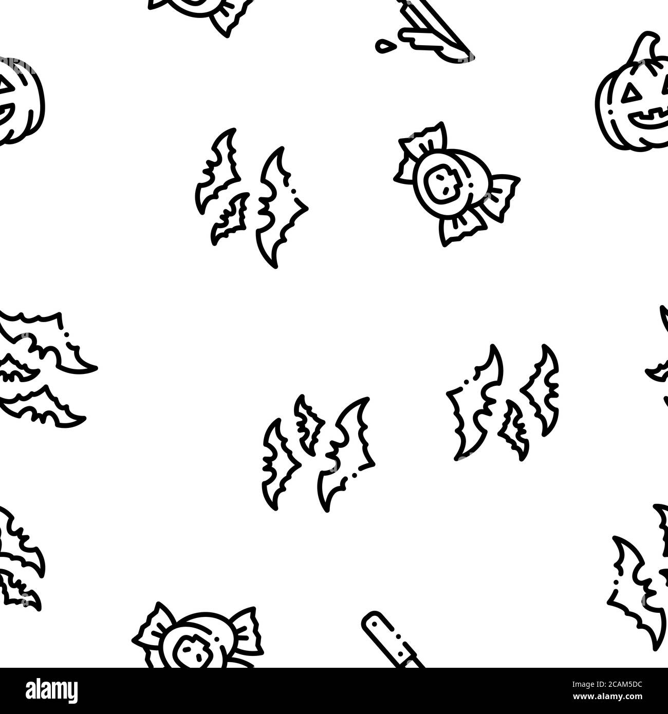 Halloween Celebration Seamless Pattern Vector Stock Vector Image And Art Alamy 1633