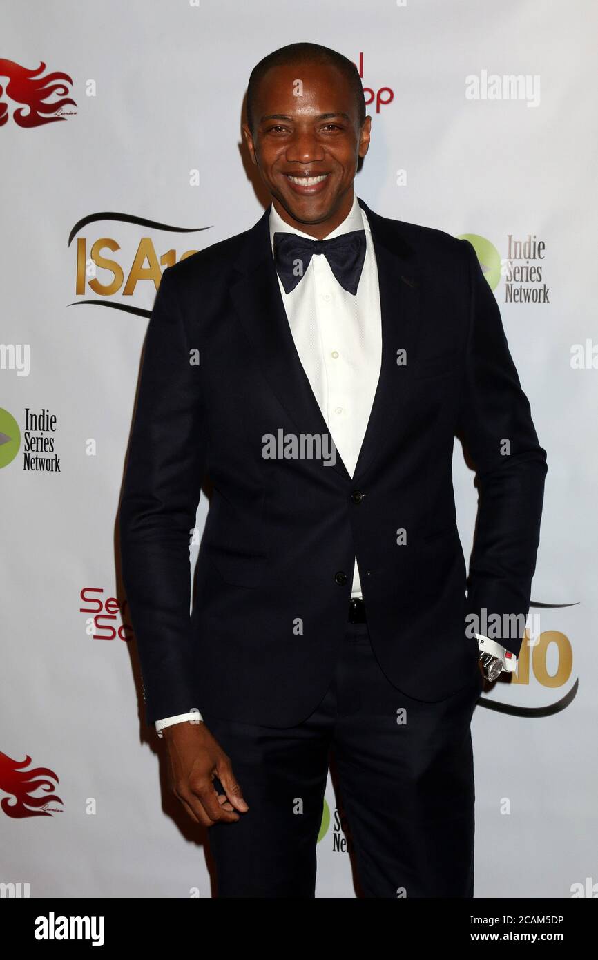 LOS ANGELES - APR 3:  J August Richards at the 10th Indie Series Awards at the Colony Theater on April 3, 2019 in Burbank, CA Stock Photo