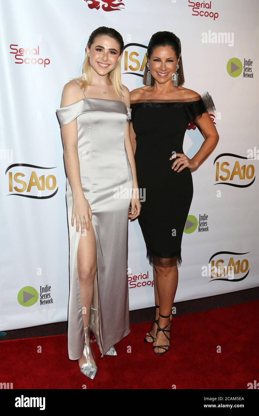 LOS ANGELES - APR 3:  Skye Wilson, Marie WIlson at the 10th Indie Series Awards at the Colony Theater on April 3, 2019 in Burbank, CA Stock Photo